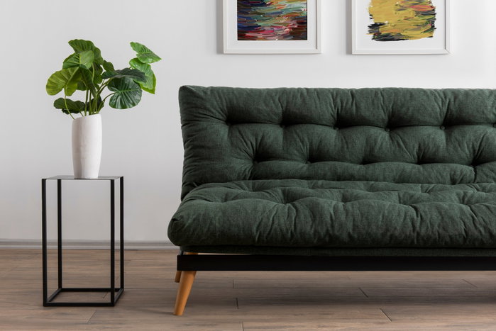 Atelier Del Sofa Saki Sofá cama de 3 plazas Verde
